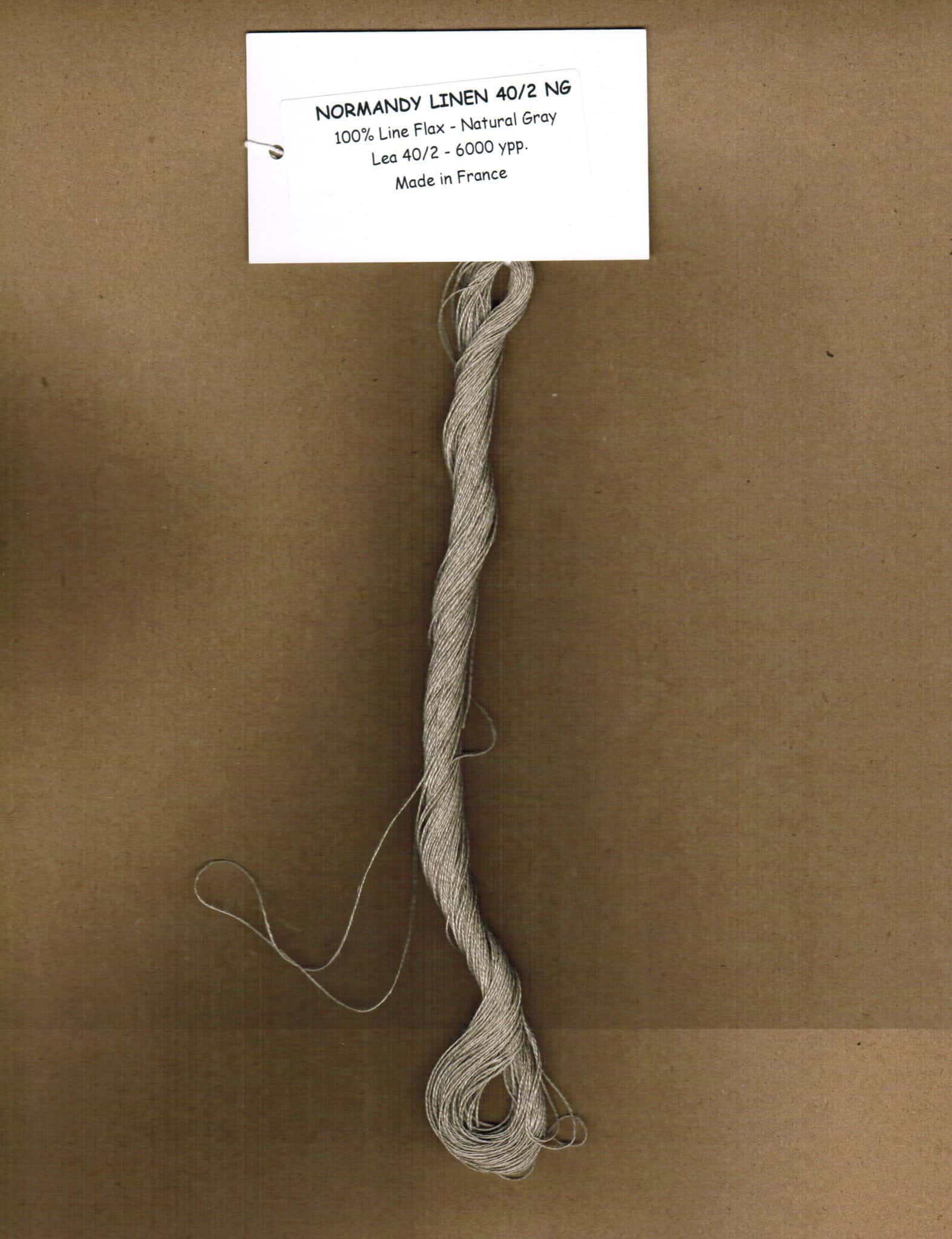 Normandy Linen 40/2, Gray-image