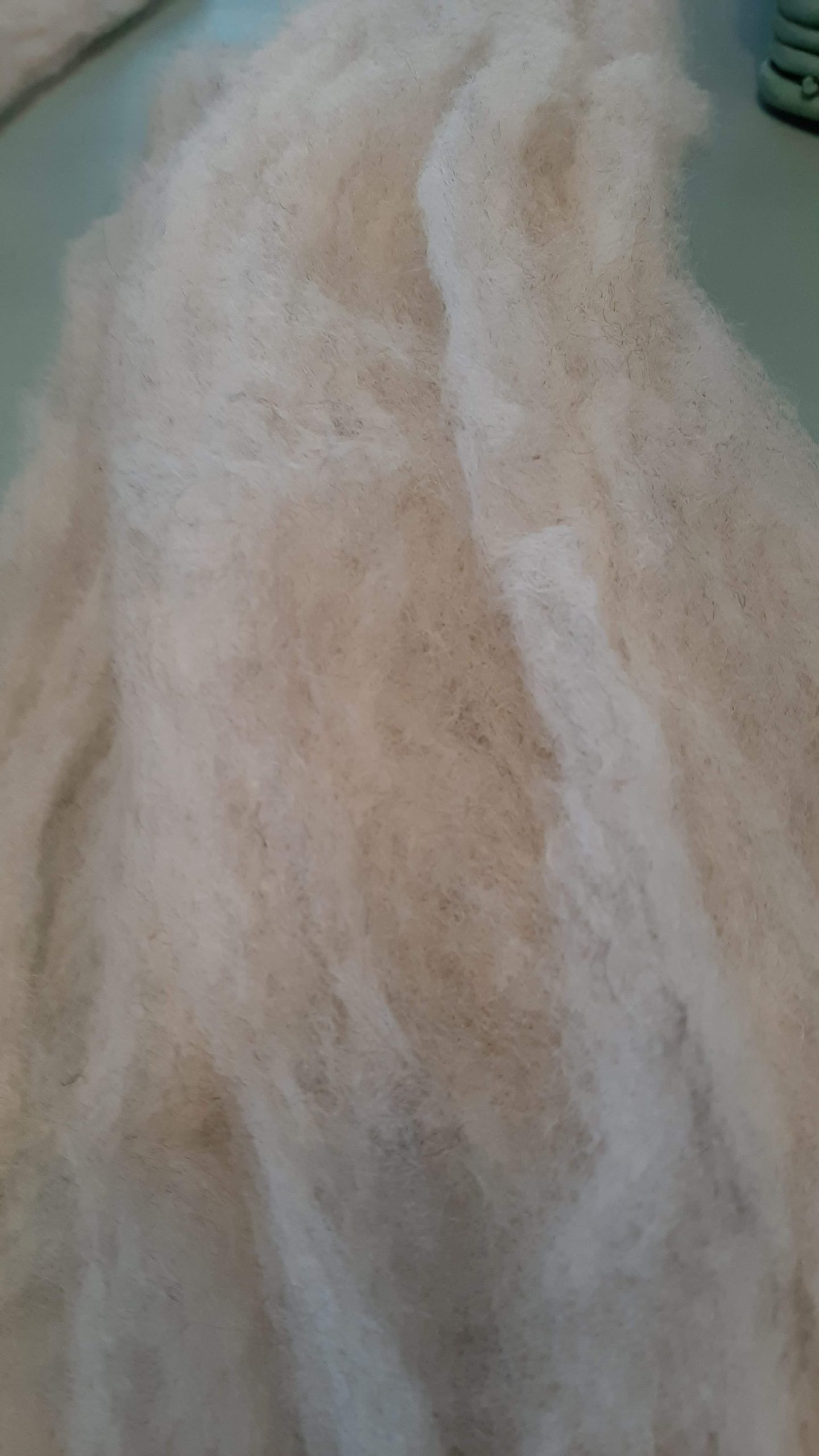 Carded Fleece, Natural